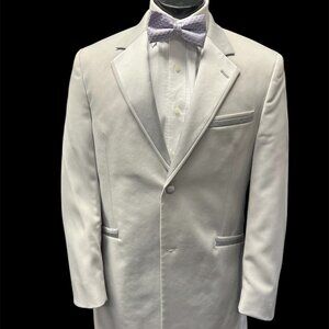 Platinum Tuxedo Jacket (Monoco) - Vintage, Prom, Cruise, Gala, Black Tie